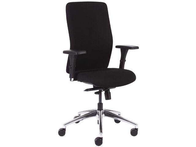 bureaustoel heesch zwart  + armleggers
