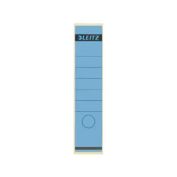 Ordneretiket blauw lang br10st