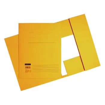 Dossiermap Quantore folio 300gr geel
