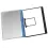 Rapportenmap blauw a4