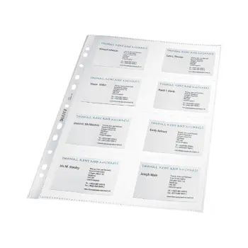 showtas leitz visitekaart a4 pp transp