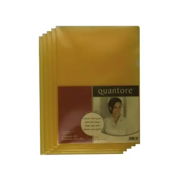 Insteekmap L-model Quantore A4 PP 0.12mm geel