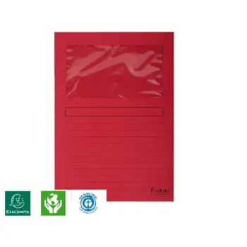 Insteekmap l-model+venster rood a4