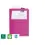 Insteekmap l-model+venster roze  a4 (100)
