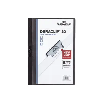 Durable klemmappen 3mm   zwart