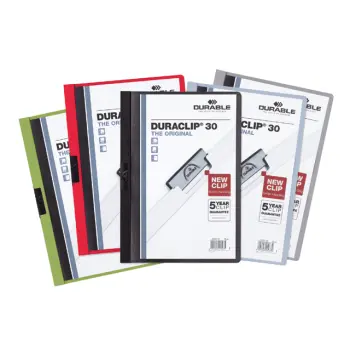 klemmap durable 2200 a4 pl/tr 3mm ass