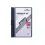 klemmap durable 2209 a4 pl/tr 6mm donkerblauw