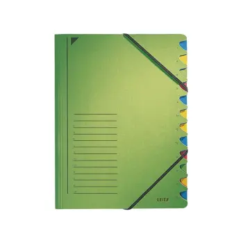 sorteermap leitz 3912 12vaks groen