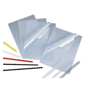 voorbladen gbc a4 pvc 240mic transp