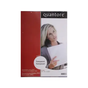Voorblad Quantore A4 PVC 200 micron 100 stuks
