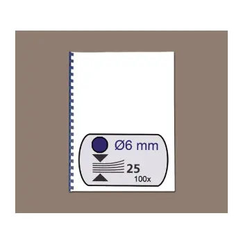 Bindruggen 21 ring blauw100st6 millimeter