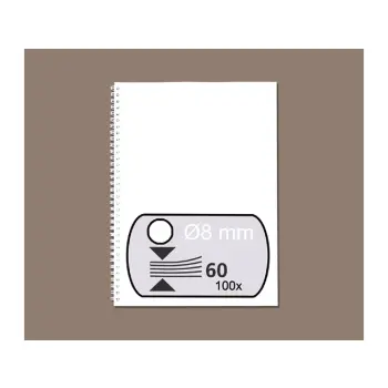 draadrug gbc 8mm 34r wit
