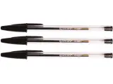 Balpen Quantore Stick zwart medium