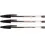 Balpen Quantore Stick zwart medium