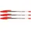 Balpen Quantore Stick rood medium