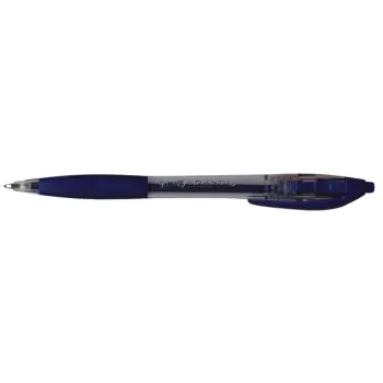 Balpen bic atlantis clic blauw