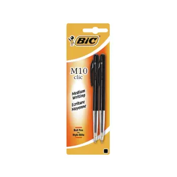 balpen bic m10 zwart blister
