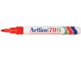 Viltstift artline 70 perm rond 1.5mm rood