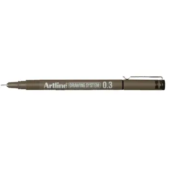fineliner artline 0.3mm zwart