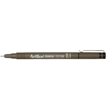 fineliner artline 0.1mm zwart
