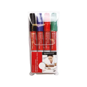 Whiteboardmarker Quantore rond 1-1.5mm 4 stuk