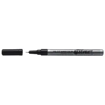 fineliner pilot super ef 0.5mm zilver
