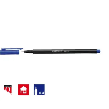 Fineliner Quantore blauw 0.4mm