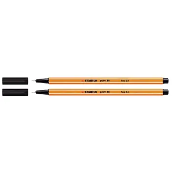 Fineliner stabilo point 88 zwart