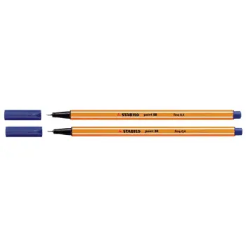 Fineliner stabilo point 88 blauw