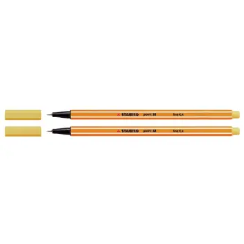 fineliner stabilo point 88 geel