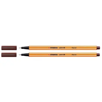 fineliner stabilo point 88 bruin