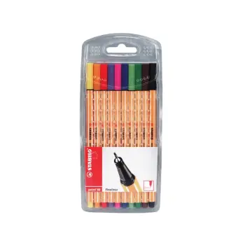 Fineliner stabilo point 88 10st ass