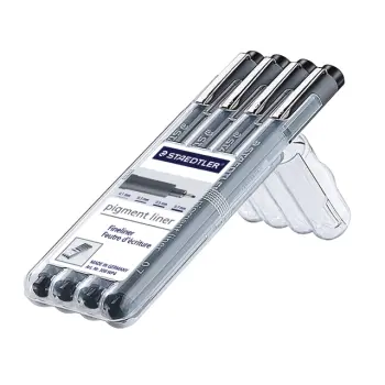 fineliner staedtler pigment 308 0.1-0.7mm set