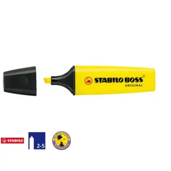 Stabilo markeerstift boss      geel