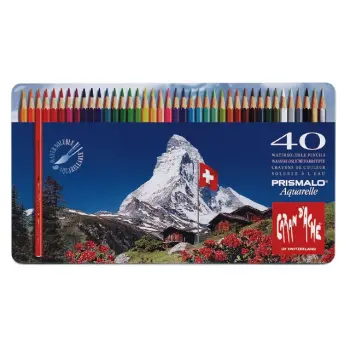 kleurpotlood caran d'ache aquarel doos 40st