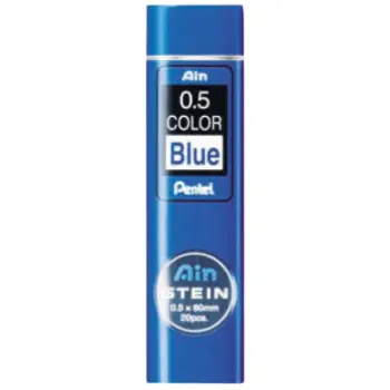 Potloodstift Pentel HB 0.5mm blauw koker