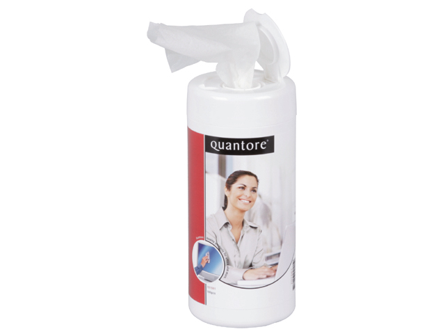 Beeldschermdoekjes Quantore dispenser 100 st.