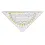 Geodriehoek a1552 160mm transparant