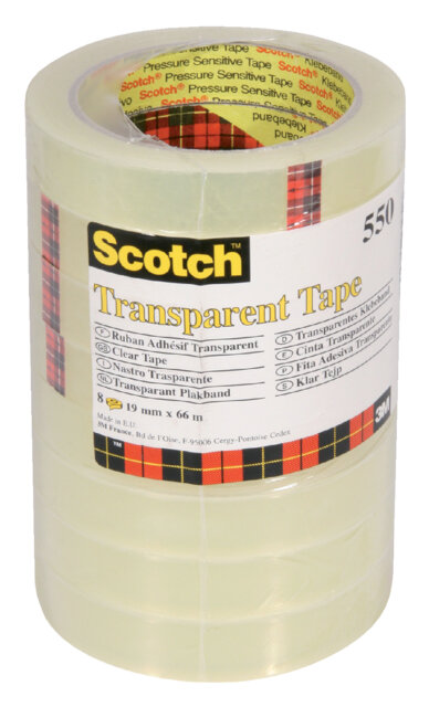 Scotch plakband 19x66m grote kern