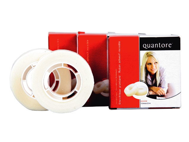 Onzichtbaar plakband Quantore 19mmx33m