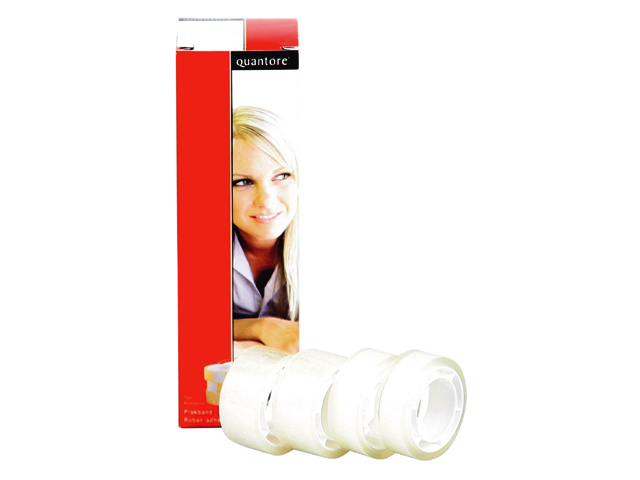 Plakband Quantore 19mmx10m transparant