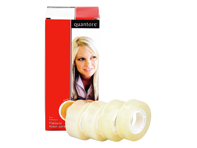 Plakband Quantore 19mmx33m transparant