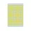 etiket herma 1841 rond 8mm 540st geel