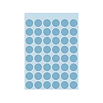 etiket herma 1863 rond 12mm 240st blauw