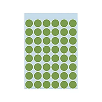 etiket herma 1865 rond 12mm 240st groen