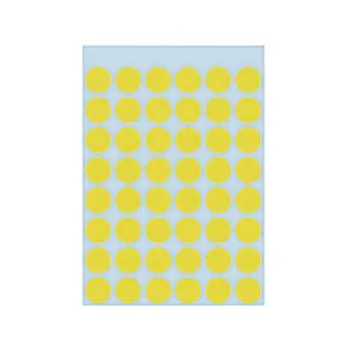 etiket herma 1861 rond 12mm 240st geel