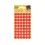 Etiket zweck 3141 12mm rood (270)