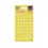 etiket avery zweck 3144 12mm 270st geel