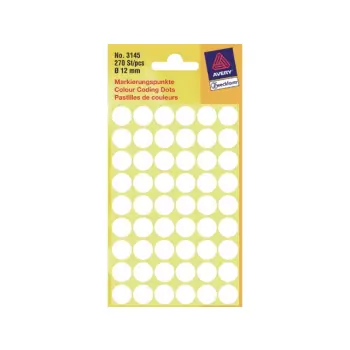 Etiket avery zweck 3145 12mm 270st