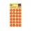 etiket avery zweck 3172 18mm 96st fluor rood